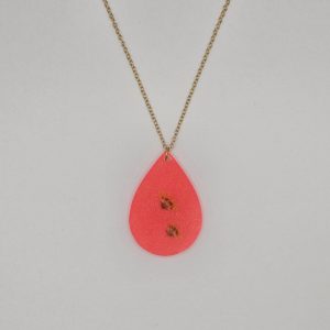 Handmade Dry Flowers Resin Necklace