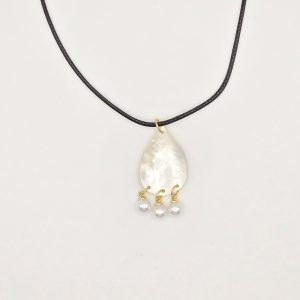 Handmade Seashell & Pearl Necklace