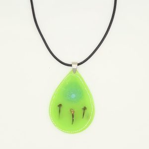 Handmade Resin Dry Flowers Necklace