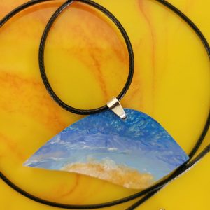 Handmade Necklace with Seashell Pendant