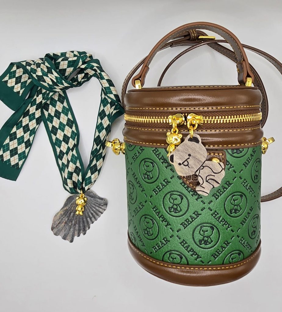 handmade necklace with set bag